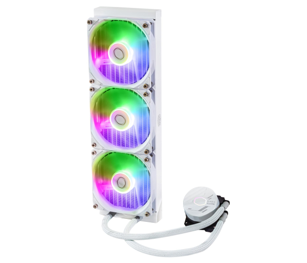 Cooler Master Masterliquid 360L Core ARGB White 3x120mm - 1145998 - zdjęcie 2